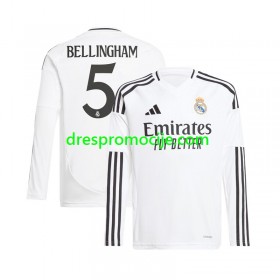 Real Madrid Jude Bellingham 5 Dres Domaći 2024/2025 Dugim Rukavima